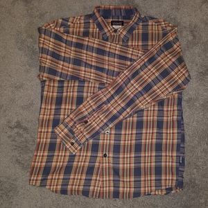 Checkered Patagonia Button Up Flannel Shirt